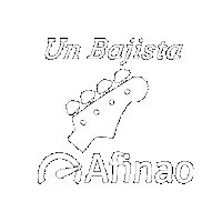 Guitar Bass Player Sticker by Afinao