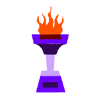 Younited-Credit fire win trophy award Sticker