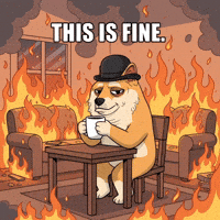 This Is Fine Meme GIFs - Find & Share on GIPHY