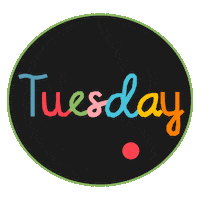 Tuesday Tues Sticker