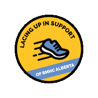 RMHCA rmhc rmhc alberta ronald mcdonald house charities alberta hustle for the house Sticker