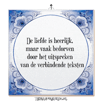 Wijsheid Troost Sticker by Tegelspreuken.nl