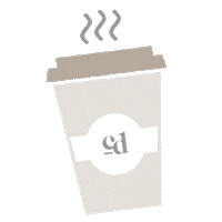 coffee morning Sticker by chloédigital