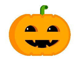 Happy Jack O Lantern Sticker by Magnus Snickars