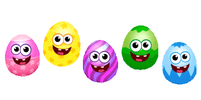 Easter Eggs Sticker by binibambini