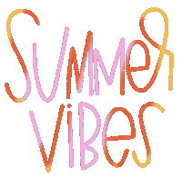 Summer Vacation Sticker