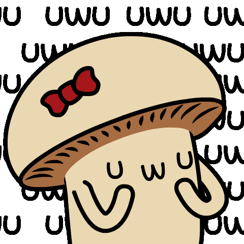 Uwu Sticker by mushroommovie