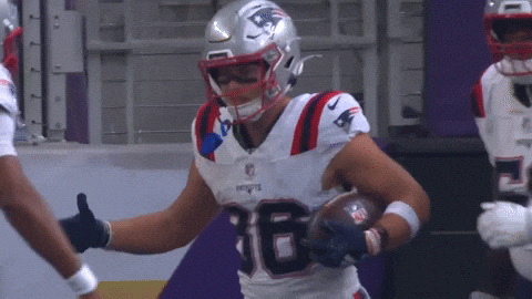 High Five Nfl Football GIF by New England Patriots