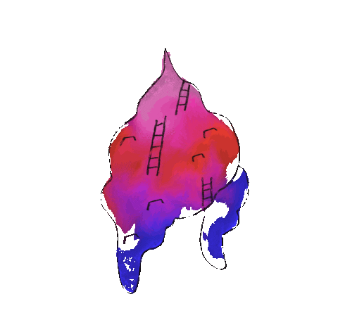 Ice Cream Fruit Sticker by Calyx Labs