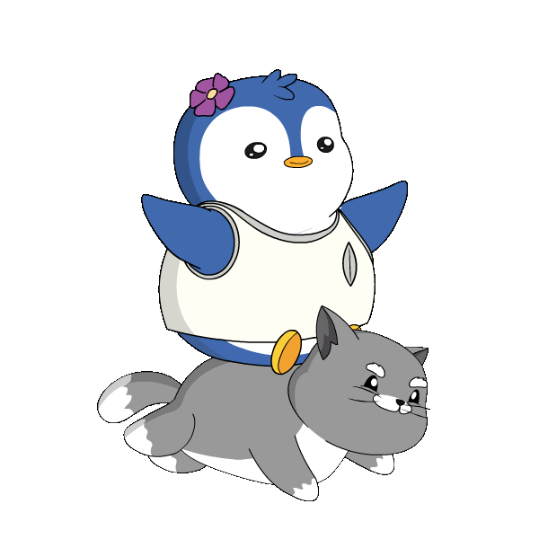 Cat Day Sticker by Pudgy Penguins