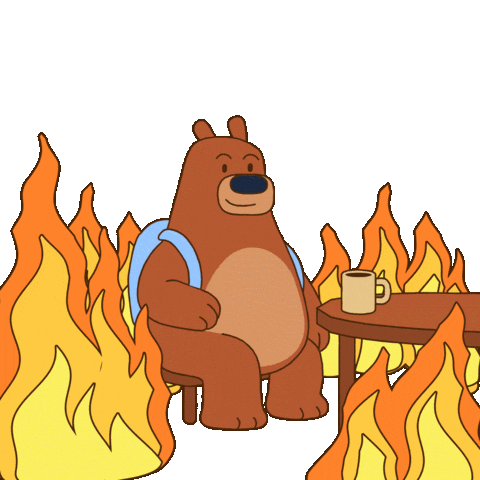 Coffee Chilling Sticker by My Neighbor Alice