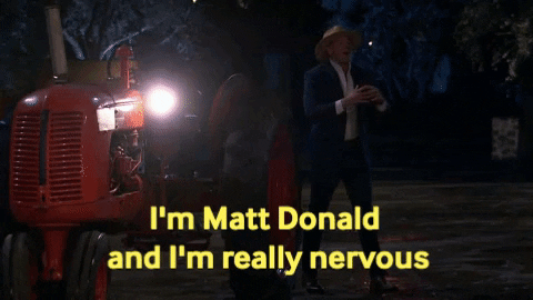 abc im matt donald and im really nervous GIF by The Bachelorette