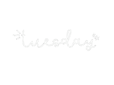 ewhitmyre giphyupload lettering tuesday ewhitmyre Sticker