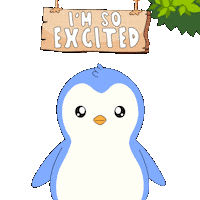 Jump Jumping Sticker by Pudgy Penguins