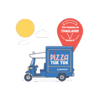 Tuktuk Sticker by Pizza Massilia