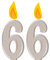 Birthday Flickering Sticker