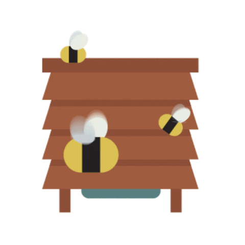 SUCO_org giphyupload honey bees miel Sticker