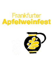Bembel Ebbelwoi Sticker by visitfrankfurt