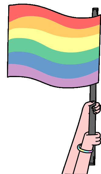 Rainbow We Are Home Sticker by Budapest Pride