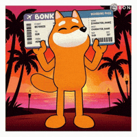 Palm Trees Boarding Pass GIF by BONK