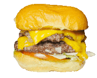 Cheeseburger Venice Sticker by Wish You Were Here Group