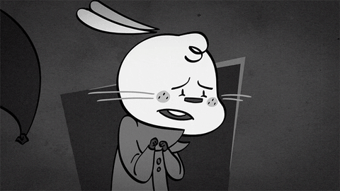 Shocked Bunny GIF by Caroline Director