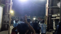 Soccer Fans Cheer on Argentina