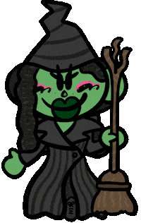 Elphaba Sticker by しまみほ