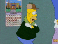 homer simpson weather GIF