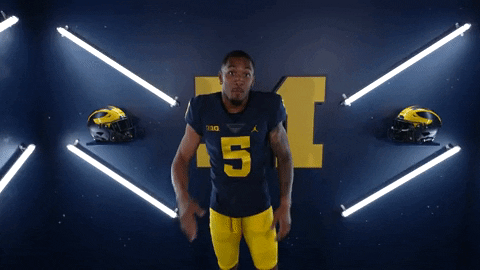 Go Blue College Football GIF by Michigan Athletics