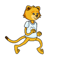 Run Running Sticker by Água da Montanha