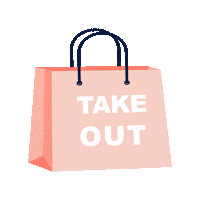EasyOrderApp food delivery app bag Sticker