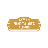 Negroni Sticker by Lyre's