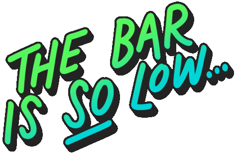 We Lowered The Bar Stickers - Find & Share on GIPHY