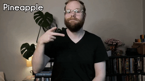 roganshannon giphygifmaker asl deaf pineapple GIF