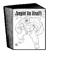 ZangiefJiuJitsu mma bjj martial arts jiu jitsu Sticker