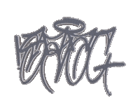 Graffiti Chrome Sticker