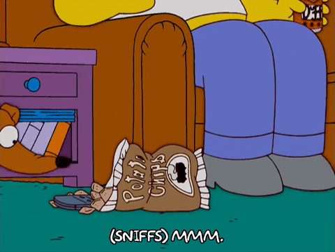 potato chips GIF