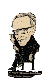 University Professor Sticker by VUMIF