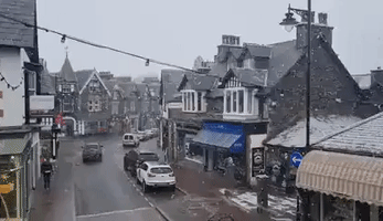 Winter Weather Brings Snowfall to England's Lake District