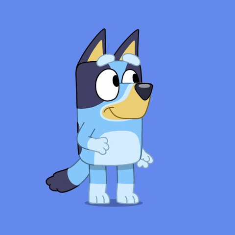 officialblueytv hello hi wave waving GIF