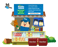 shop pulsa Sticker by Kudo Indonesia