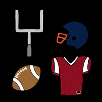Megryandesigns football goal college college football GIF