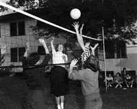 black and white vintage GIF by Loyola University New Orleans, Monroe Library, Special Collections & Archives