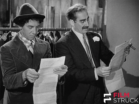 classic film reading GIF by FilmStruck