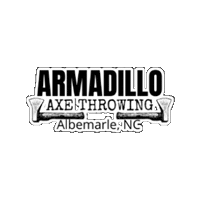 armadilloaxethrowing axe armadillo axe throwing axethrowing Sticker