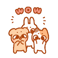 pocketpeaches cat cute dog wow Sticker