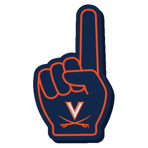 Uva Football Virginia Sticker by College Colors Day