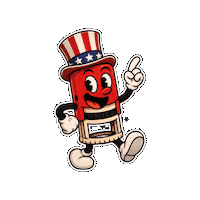 America Anniversary Sticker by TraxxPrinter