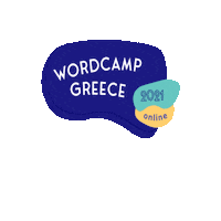 Wcgr2021 Sticker by WordCamp Greece